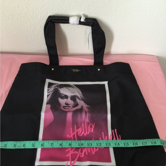 Victoria’s Secret VS Bombshell limited edition graphic canvas black tote bag - Picture 6 of 6